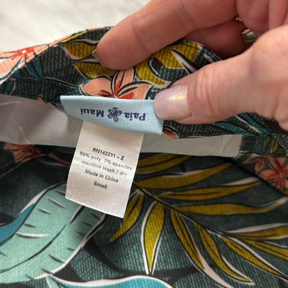 RipSkirt Hawaii Colorful Leaf and Hawaiian Floral Print Wrap Ski Size Small - Picture 4 of 11